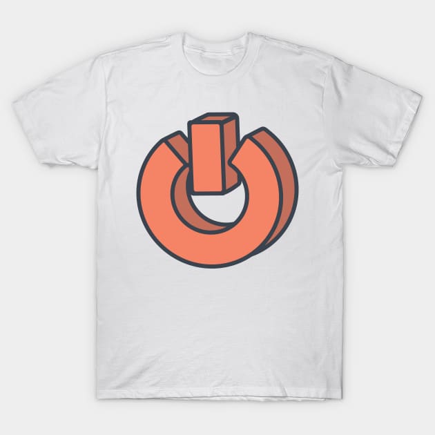 Power button T-Shirt by ShirtyLife